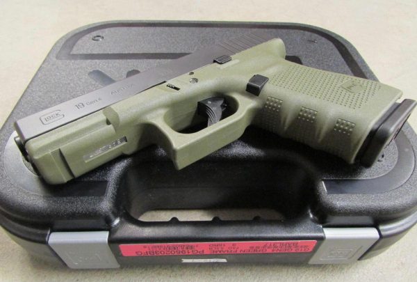 GLOCK 19 GEN 4 9MM GREEN FRAME - Image 4
