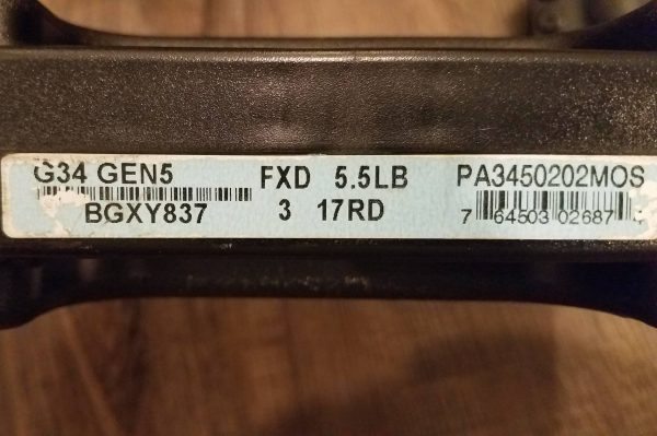 GLOCK 34 GEN 5 MOS 9MM - Image 2