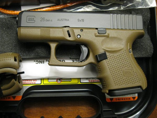 GLOCK 26 GEN 4 OD GREEN FRAME