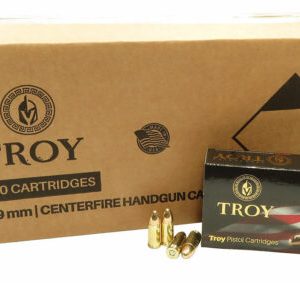 9mm 9×19 Ammo 124gr FMJ Troy mfg 1000 Rounds