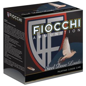 Fiocchi Dove and Quail Steel Ammunition 12 Gauge 2 3/4″ #7 Non-Toxic Steel Shot 500 rounds