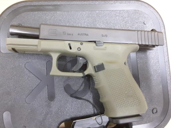 GLOCK 19 GEN 4 9MM GREEN FRAME - Image 2