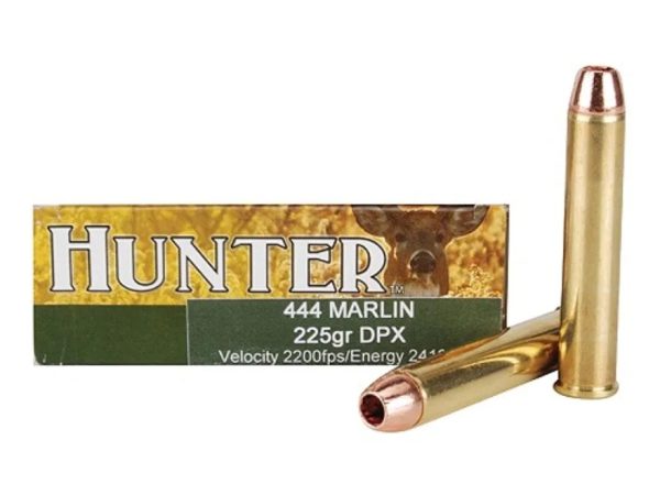 Cor-Bon DPX Hunter Ammunition 444 Marlin 225 Grain DPX Hollow Point Lead-Free Box of 20