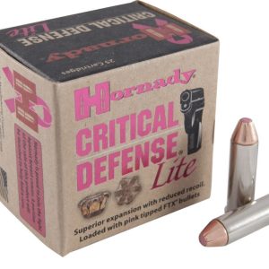 Hornady .38 SPL 90gr FTX Critical Defense Lite per 20