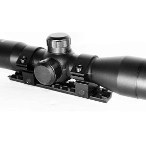 Trinity 4X32 Scope for Marlin 36 40 45 60 62 336 Picatinny Weaver Mount Adapter Aluminum Black Tactical Optics Hunting Accessory mildot Reticle Target Range Gear Single Rail.