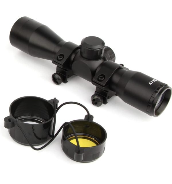 UMsky Air Rifle Scope 4x32 Airsoft Sniper Scopes With Free 22mm/11mm Rail Mount for Tactical Hunting Sight Optics