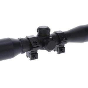 TRUGLO 4x32mm Compact Rimfire and Air RIfle Scope Series, Duplex Reticle, Black