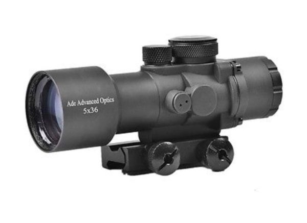 Ade Advanced Optics 5x36 Prism Sight Tactical Rifle Scope RED/GREEN/BLUE reticle - Image 4