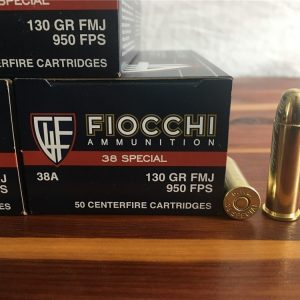 FIOCCHI 38 SPECIAL 130GR FMJ